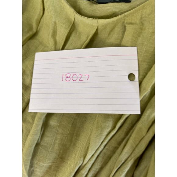 You Know as Pinky tunic dress top women's large chartreuse green size large - Picture 15 of 16